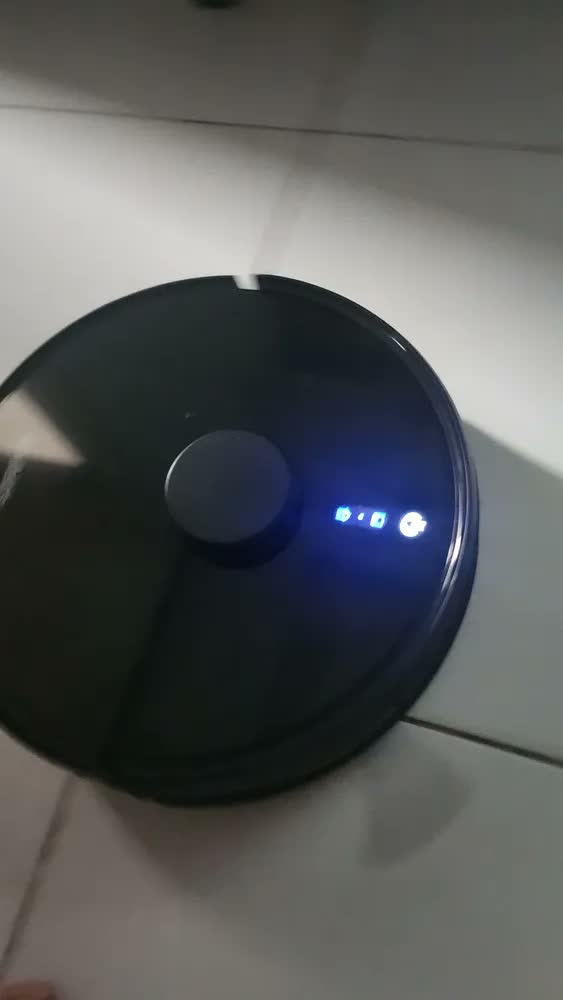 foto de Robô Aspirador de Pó Velds 3 em 1 – Varre Aspira e Passa Pano com Mapeamento via App e Sensor Antiqueda, Preto