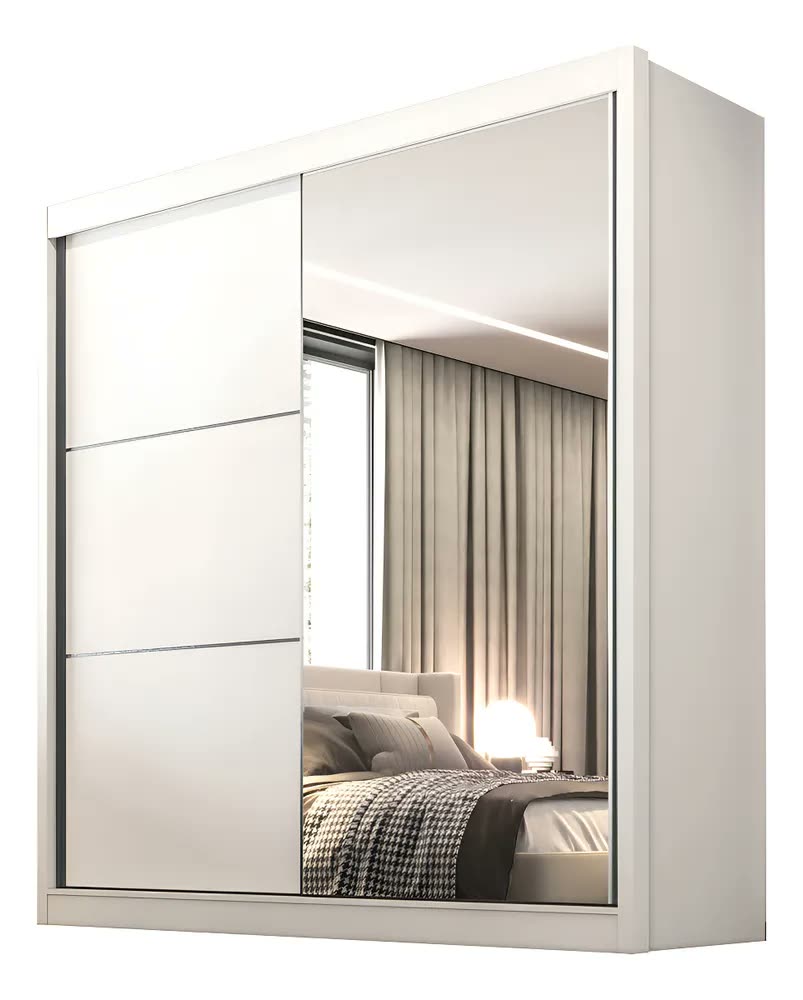 Guarda Roupa Casal 2 Portas 6 Gavetas 100% Mdf Coliseu