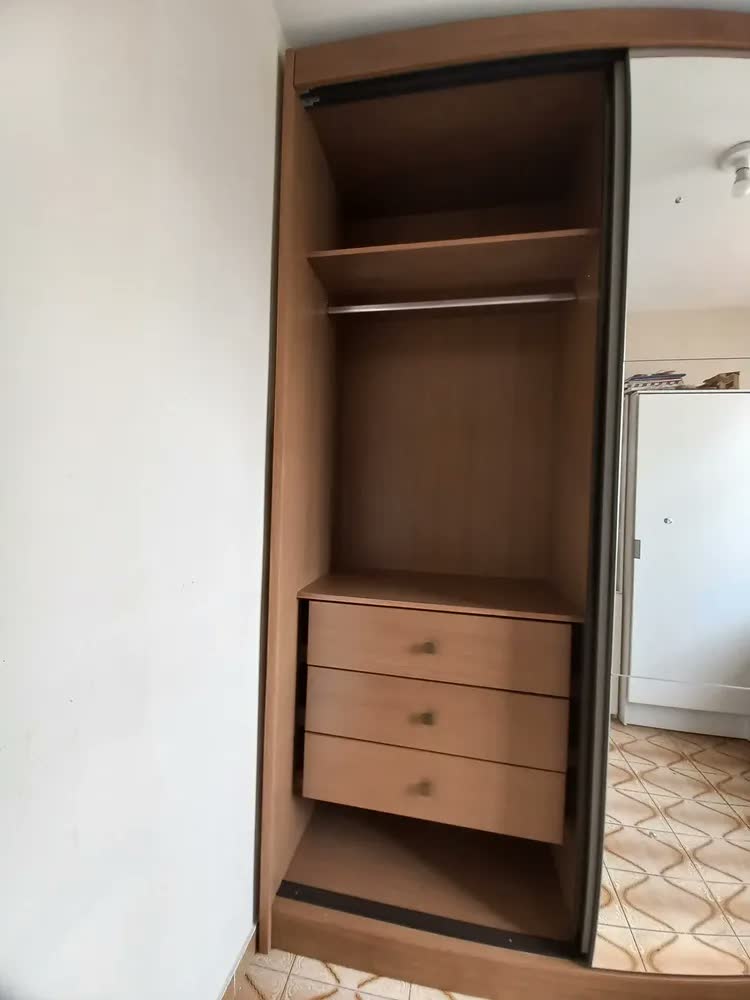foto de Guarda Roupa Casal Branco Com Espelho 3 Portas 6 Gavetas MDF