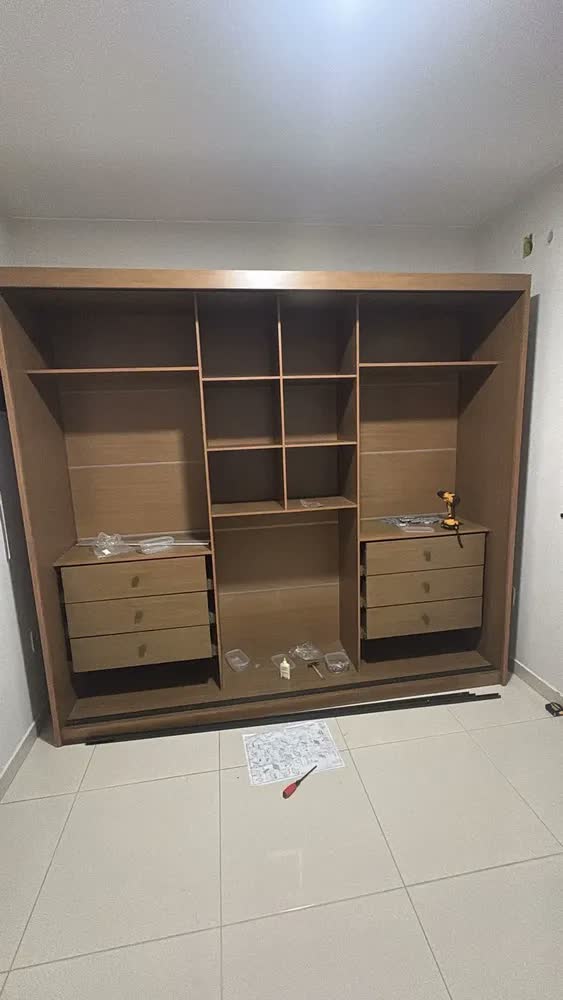 foto de Guarda Roupa Casal Mdf Vegas 3pts 6gav