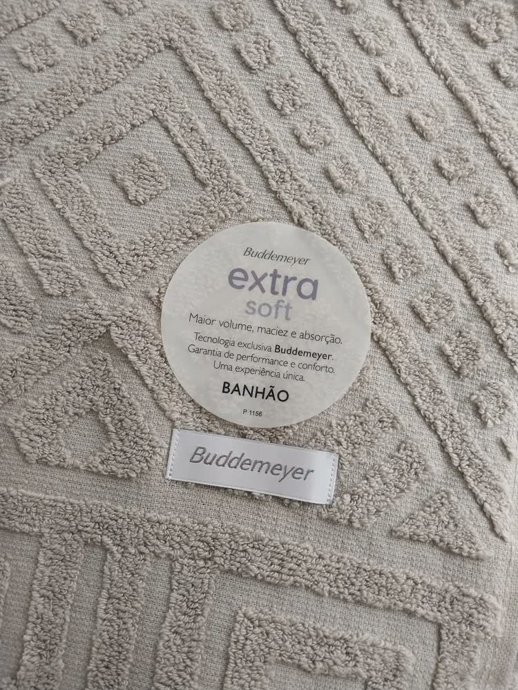 foto de Jogo Toalha Banhão Buddemeyer Olimpo Extra Soft Gigante 4pçs Cor Kaki 1446 Azul 1495 Lisa