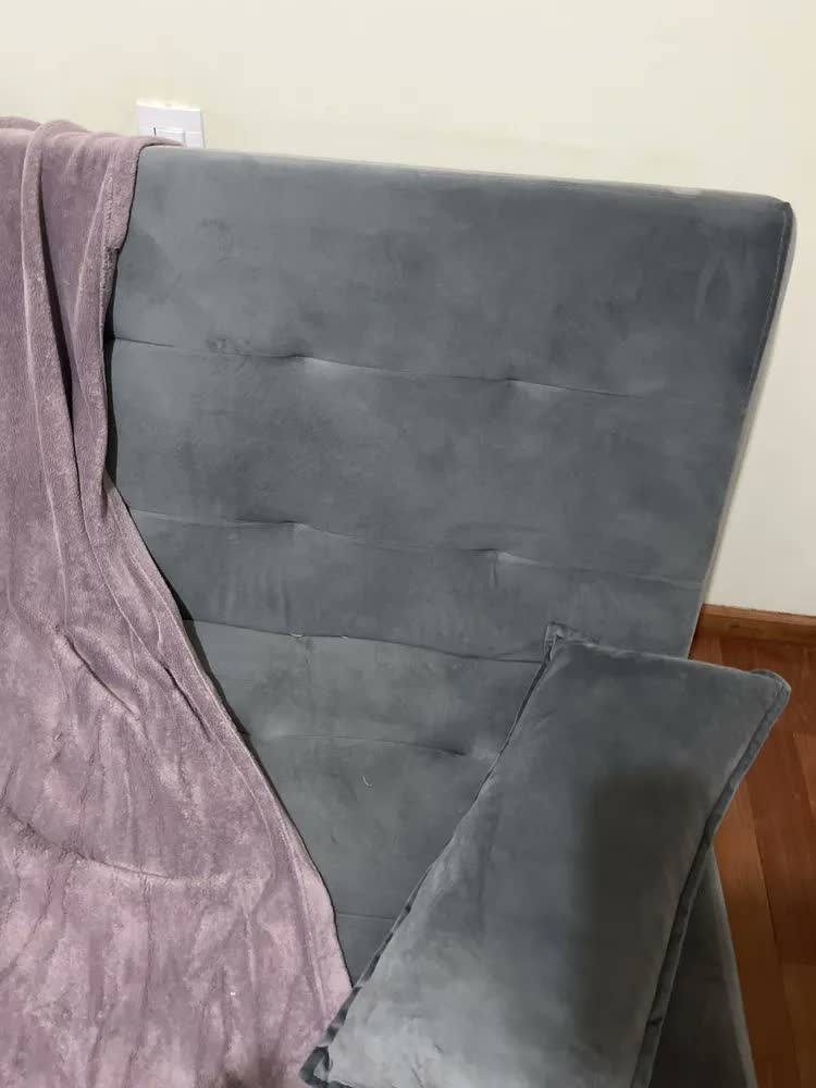 foto de Sofá Cama Reclinável 3 Lugares Moderno Casal Cores Maverick