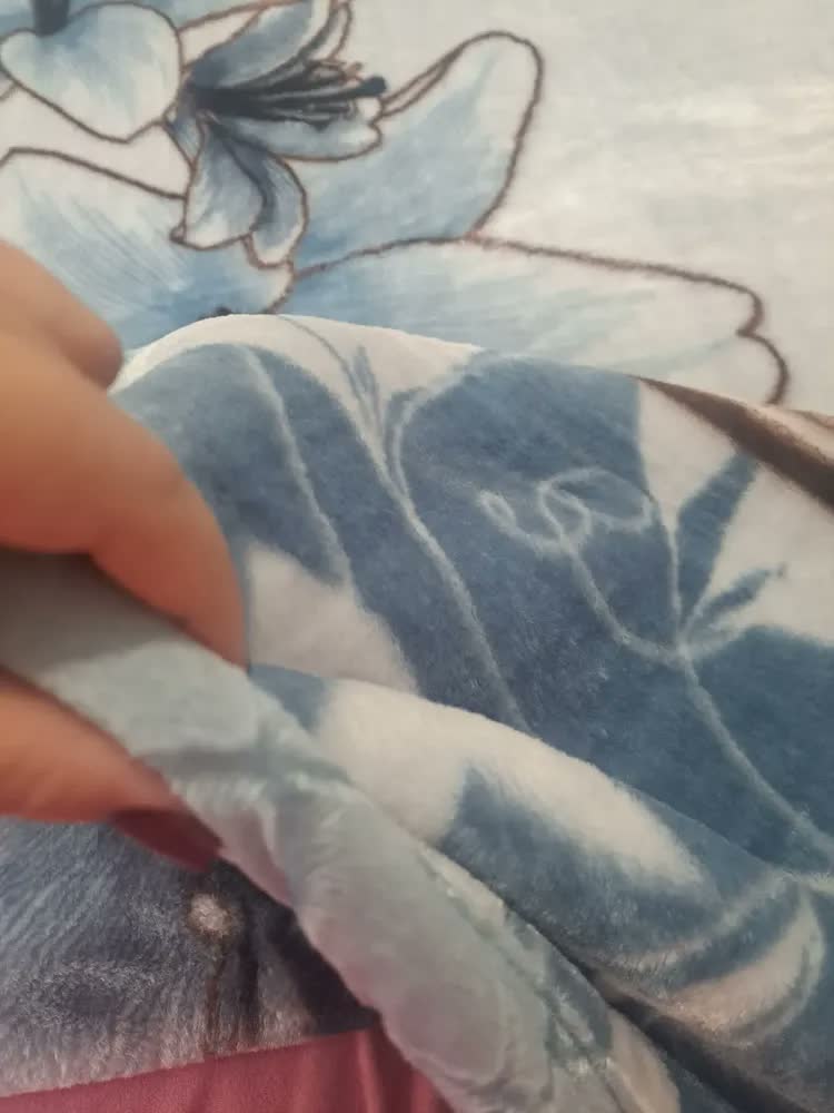 foto de Cobertor De Caixa Raschel Plus Jolitex King Size Estampado Desenho Do Tecido Soprano