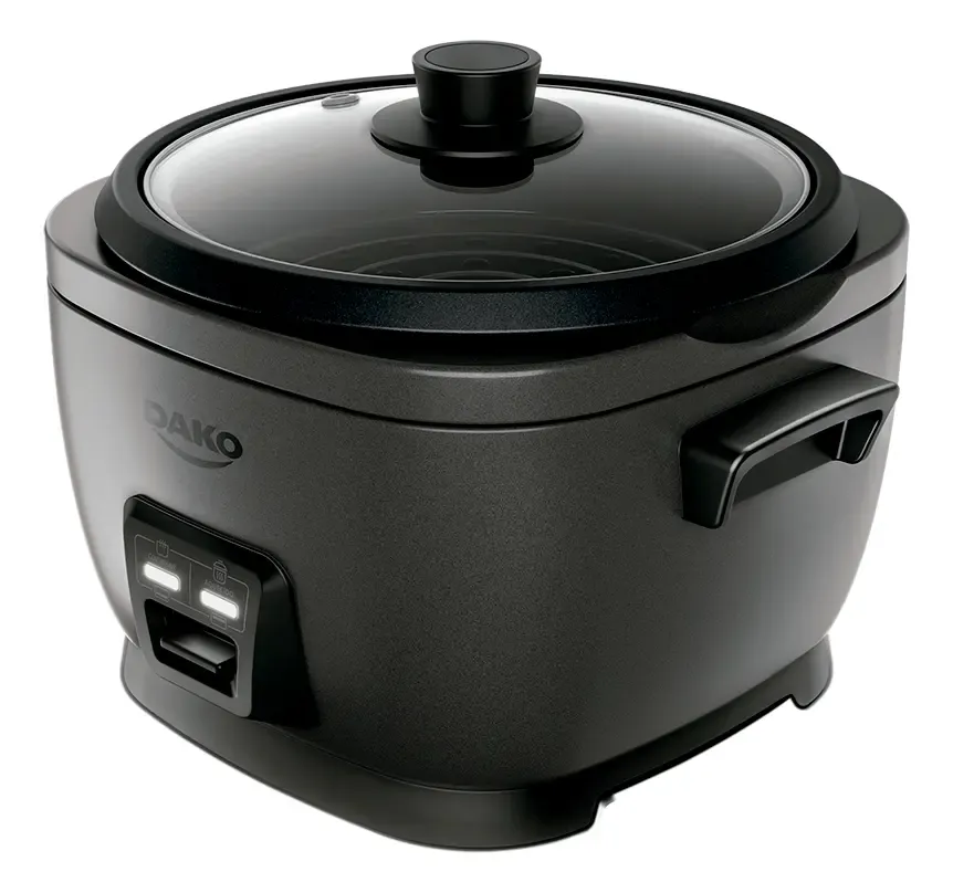 foto de Panela De Arroz Elétrica Dako 700w Com 4 L 10 Xícaras Cinza Cor Cinza-escuro Frequência 60 Hz