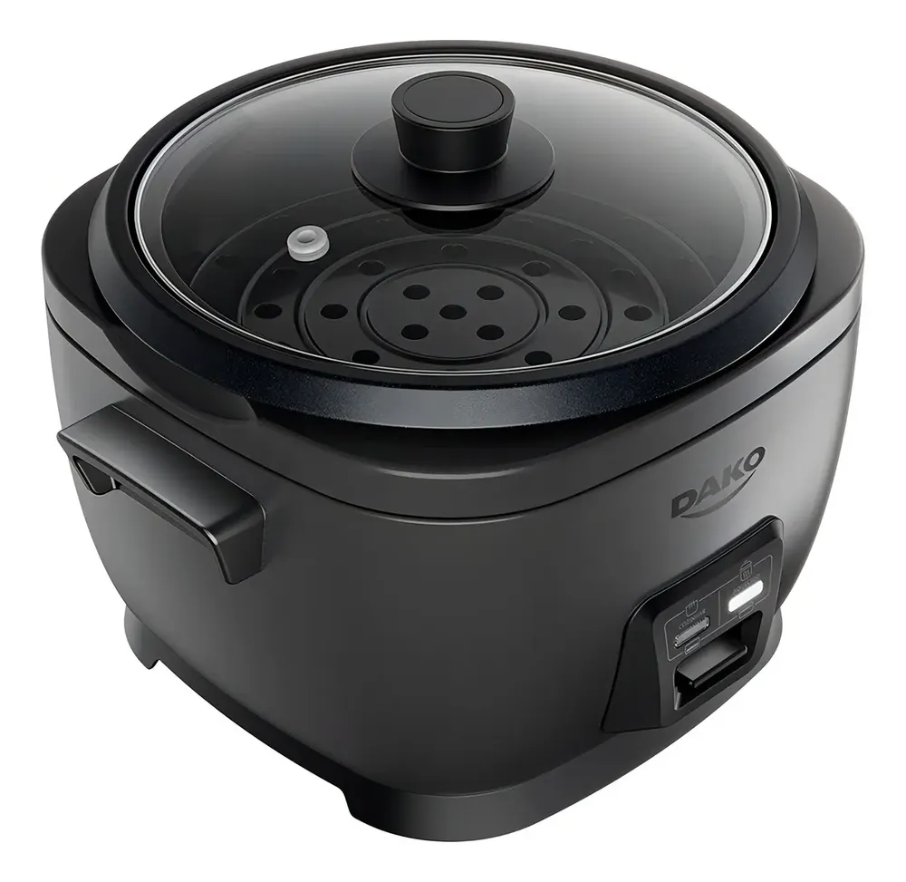 foto de Panela De Arroz Elétrica Dako 700w Com 4 Litros 10 Xícaras Cinza