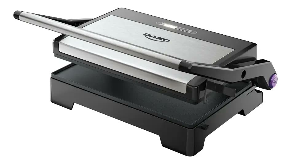 Sanduicheira E Grill 2 Em 1 Elétrico Dako Potência 1000w Cor Inox