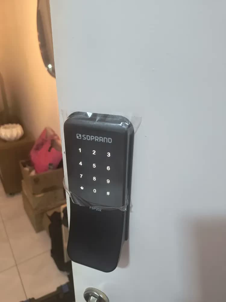 foto de Fechadura Digital De Sobrepor Puxador FSP202 - Soprano