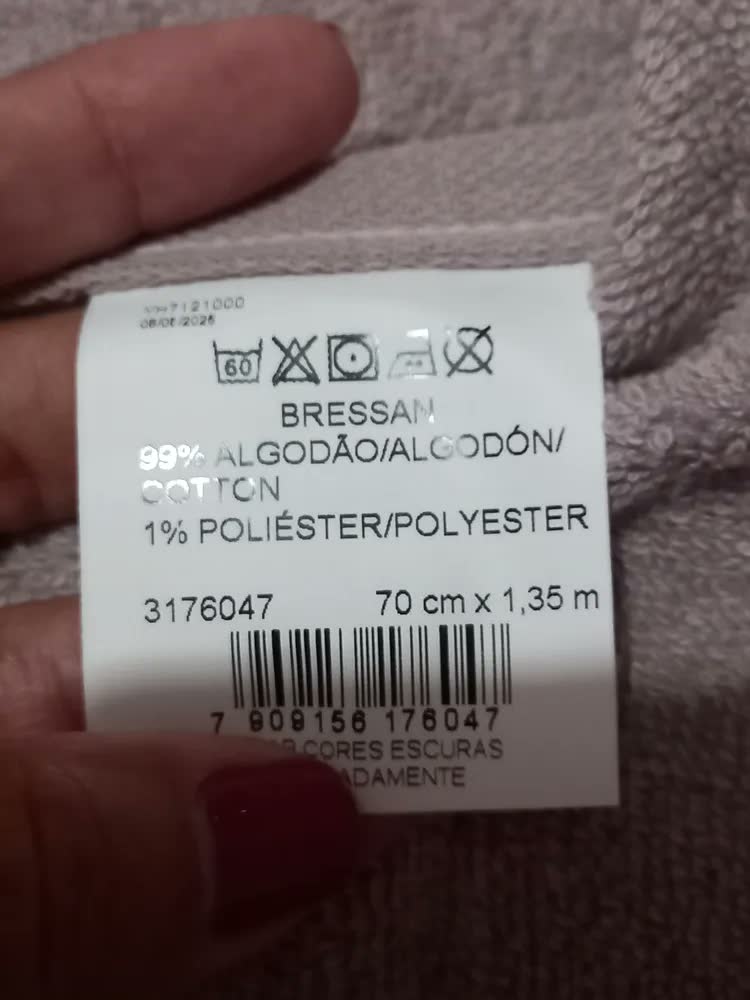 foto de Jogo de Toalhas 4 Pçs Fio Cardado 100 Algodão Softmax Bressan Karsten