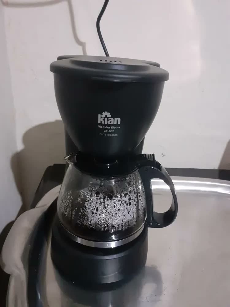 foto de Cafeteira Elétrica Cf-102 Kian 18 Xícaras 650w Cor Preto