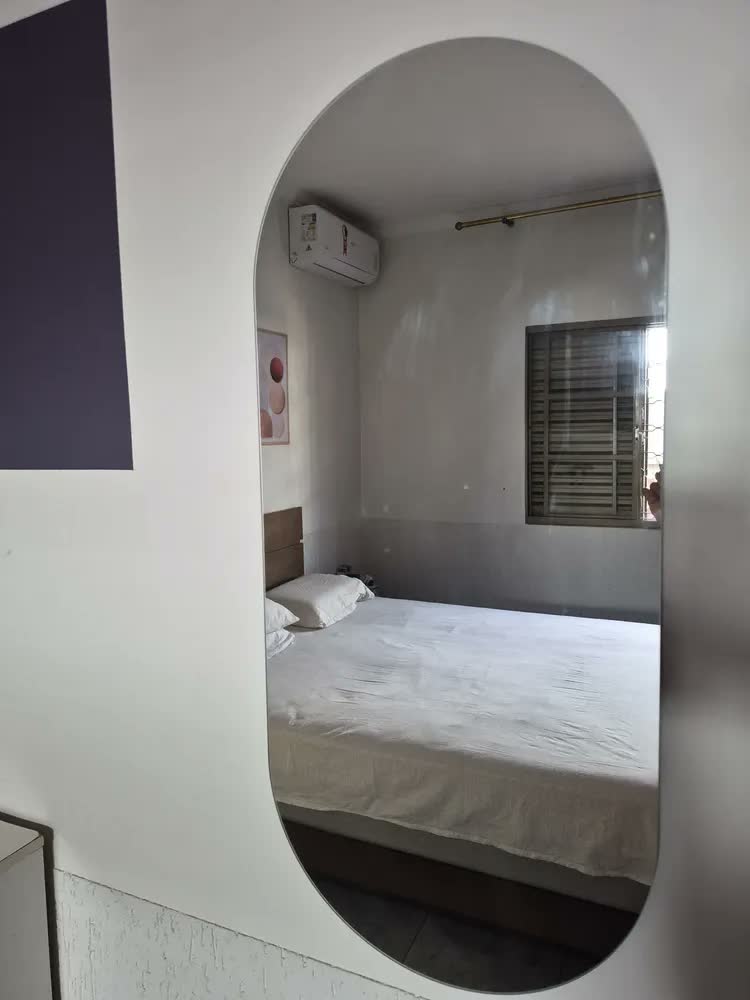foto de Espelho Orgânico Corpo Inteiro 90cmx40cm Pinterest Polido Moldura Solis - Suporte
