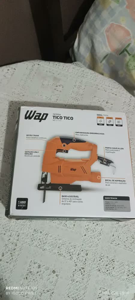 foto de Serra Tico Tico Wap Wf Stt01 Com Base Ajustável 3000gpm 550w