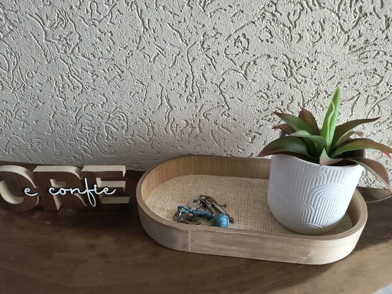 foto de Vaso Decorativo Cerâmica Para Planta Redondo 14cm