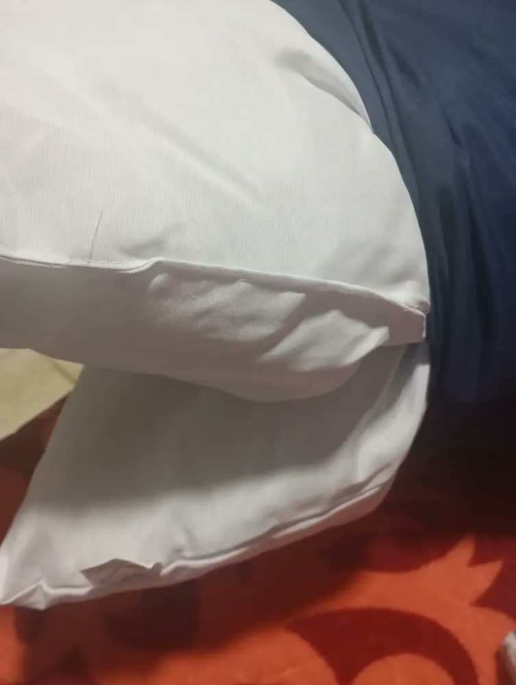 foto de Kit 2 Travesseiro Fibra Siliconada Perfil Baixo Antialérgico Conforto Suave Suporte Macio Cervical Premium