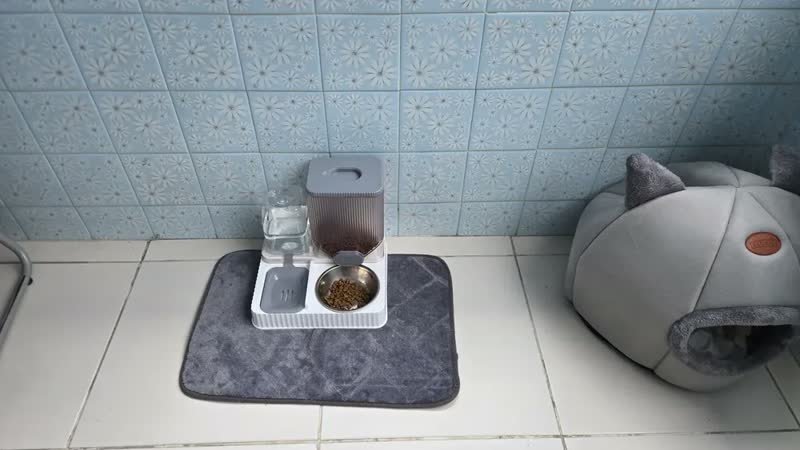 foto de Bebedouro E Comedouro Alimentador Automático Gravidade Pet Cor Rosa