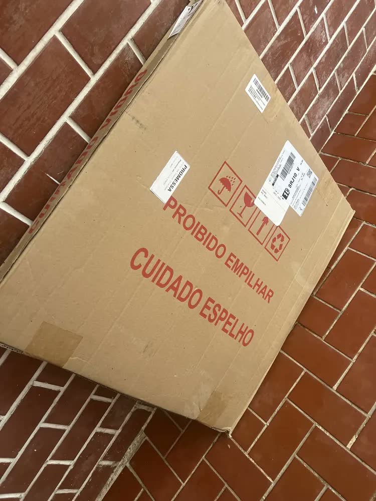 foto de Espelho Redondo LED Ornamo Decor 60cm Parede Banheiro Quente 3000K