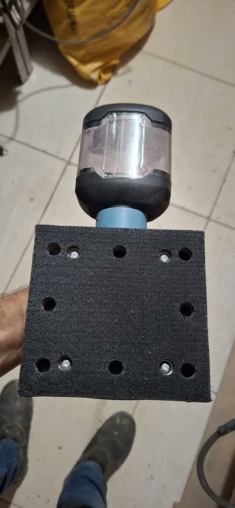 foto de Lixadeira Profissional Orbital Dobevi 450w Azul Com De Lixa