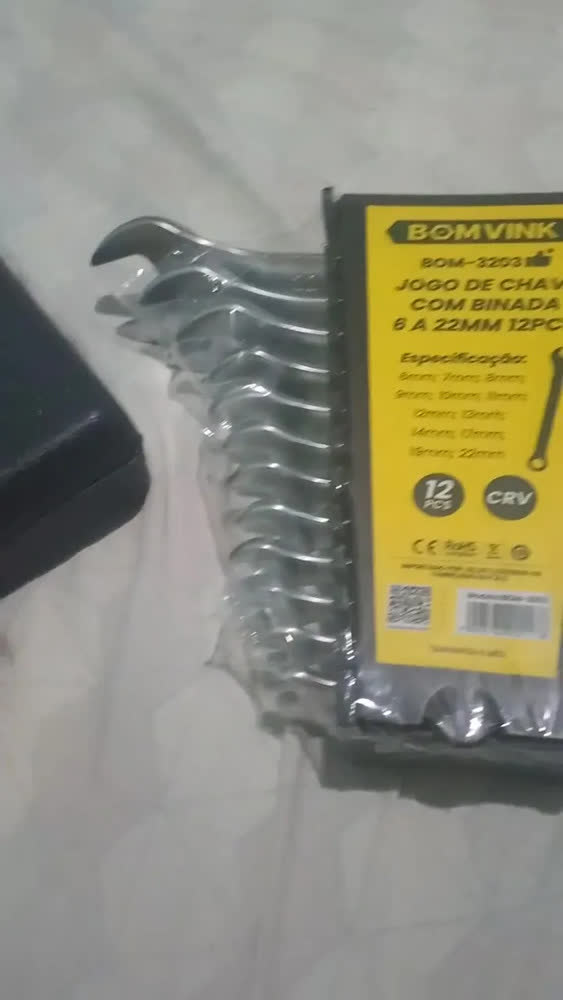 foto de Jogo De Chave Soquete Catraca Combinada Fenda Philips Kit Ferramentas Completo 58 Peças Aço Crv Cietec