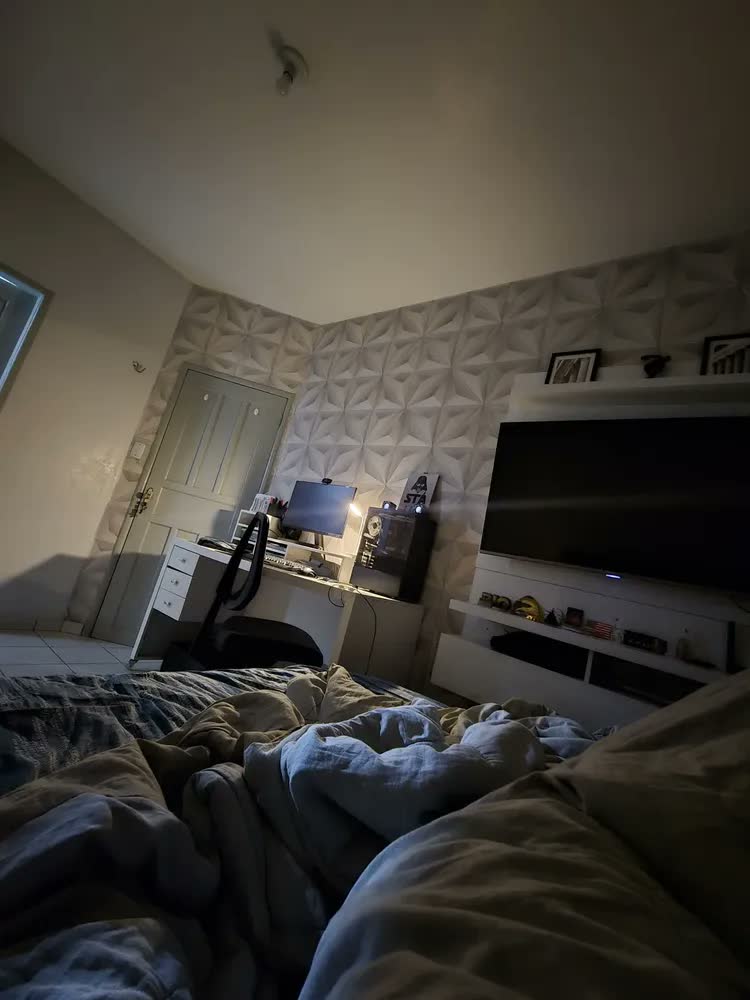 foto de Luminária de Mesa LED Flexível Touch para Leitura e Estudo, Branco