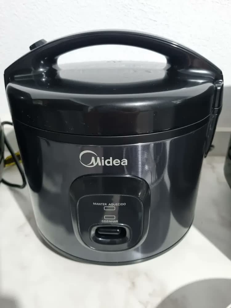 foto de Panela De Arroz Elétrica 3l Preta Midea Cor Preto