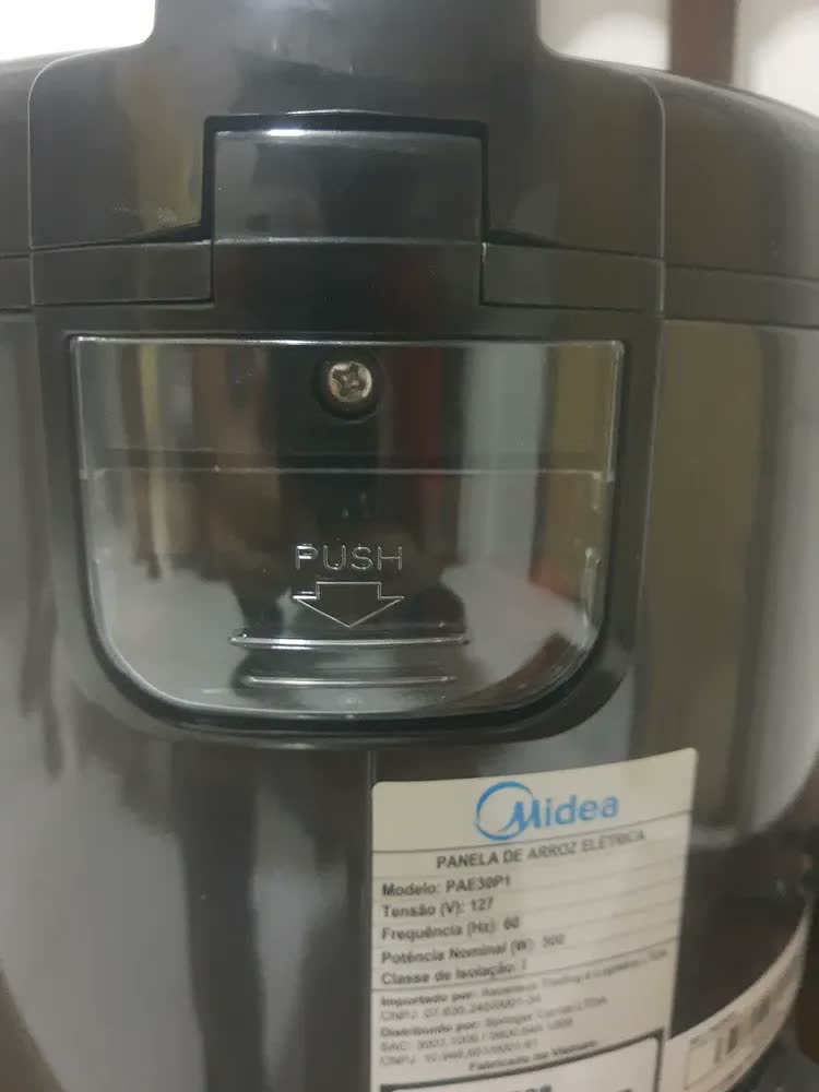 foto de Panela De Arroz Elétrica 3l Preta Midea Cor Preto