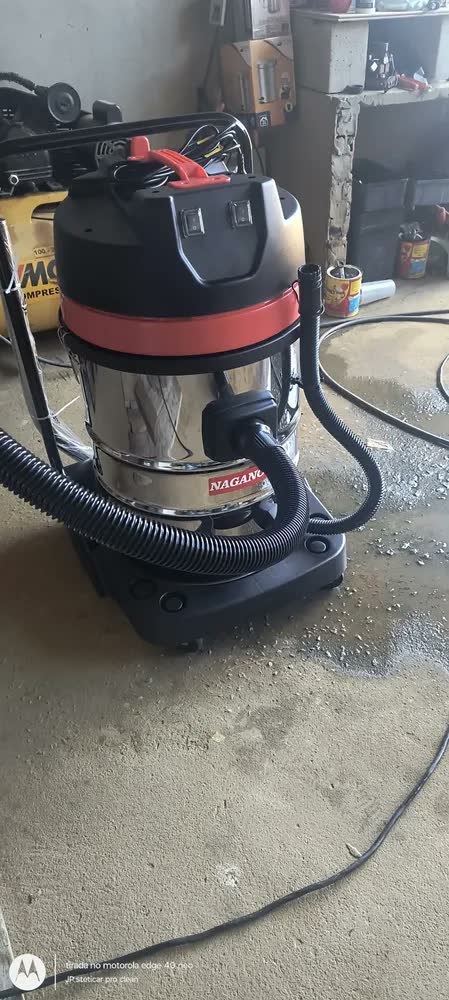 foto de Aspirador de Pó e Água 70 Litros Inox 2000w Profissional Industrial