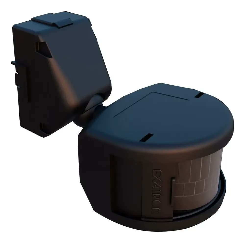 foto de Sensor Presença Movimento Fotocélula Temporizador Xcontrol App Exatron LESFEXXC2 110v 220v Bivolt Preto