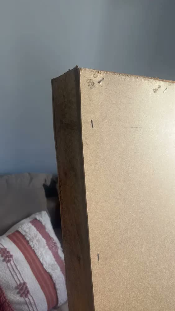 foto de Espelho Retangular 150x50cm Grande De Chão Com Suporte Fixo