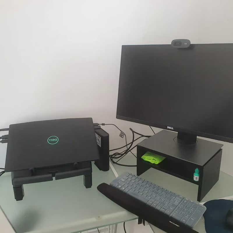 foto de Suporte para Monitor C3Tech BM-50BK Preto 4 Níveis Reguláveis