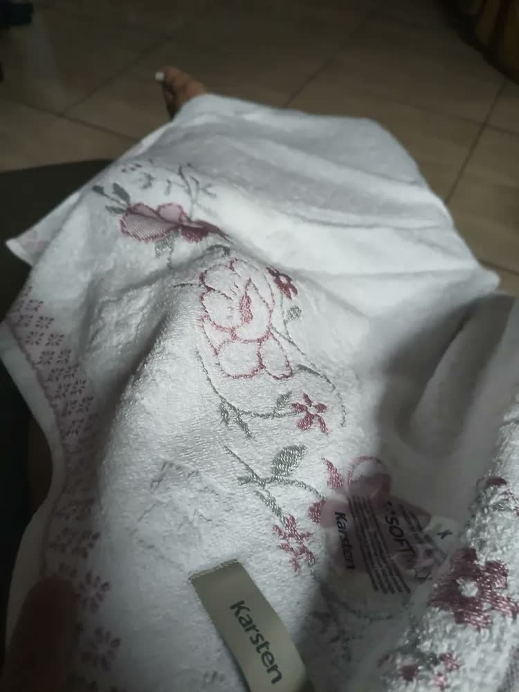 foto de Jogo De Toalhas De Banho E Rosto Karsten 100% Algodão 2 Peças Yuna