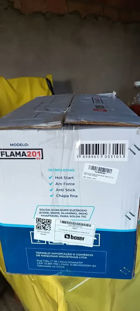 foto de Máquina Inversora De Solda 200a Flama 201bv Boxer