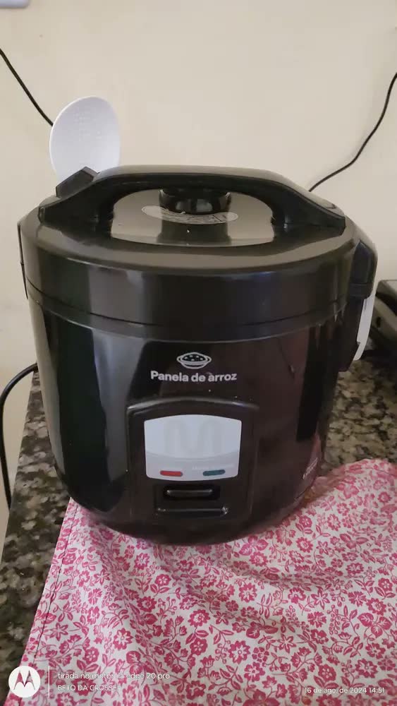 foto de Panela De Arroz 5 Xícaras - Mantem Aquecido Multi Go003 Preto