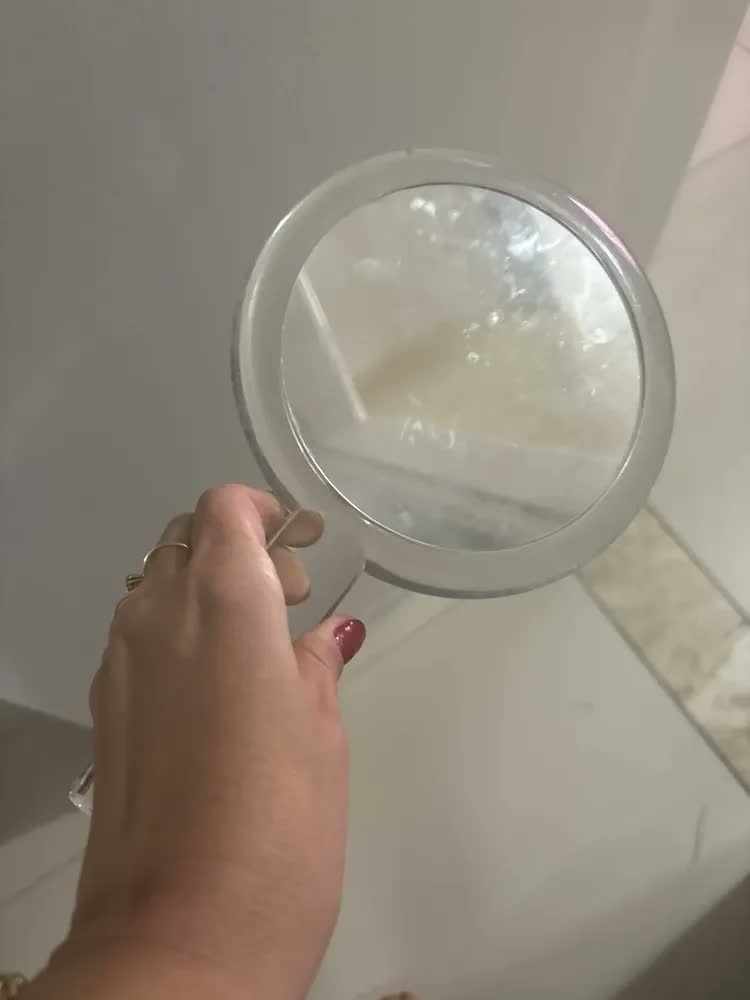 foto de Espelho De Maquiagem Paramount Elegance Redondo com Suporte e Aumento 3x