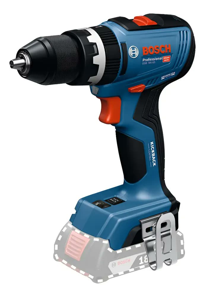 Parafusadeira Furadeira Impacto Bosch Gsb 18v-65 Sem Bateria