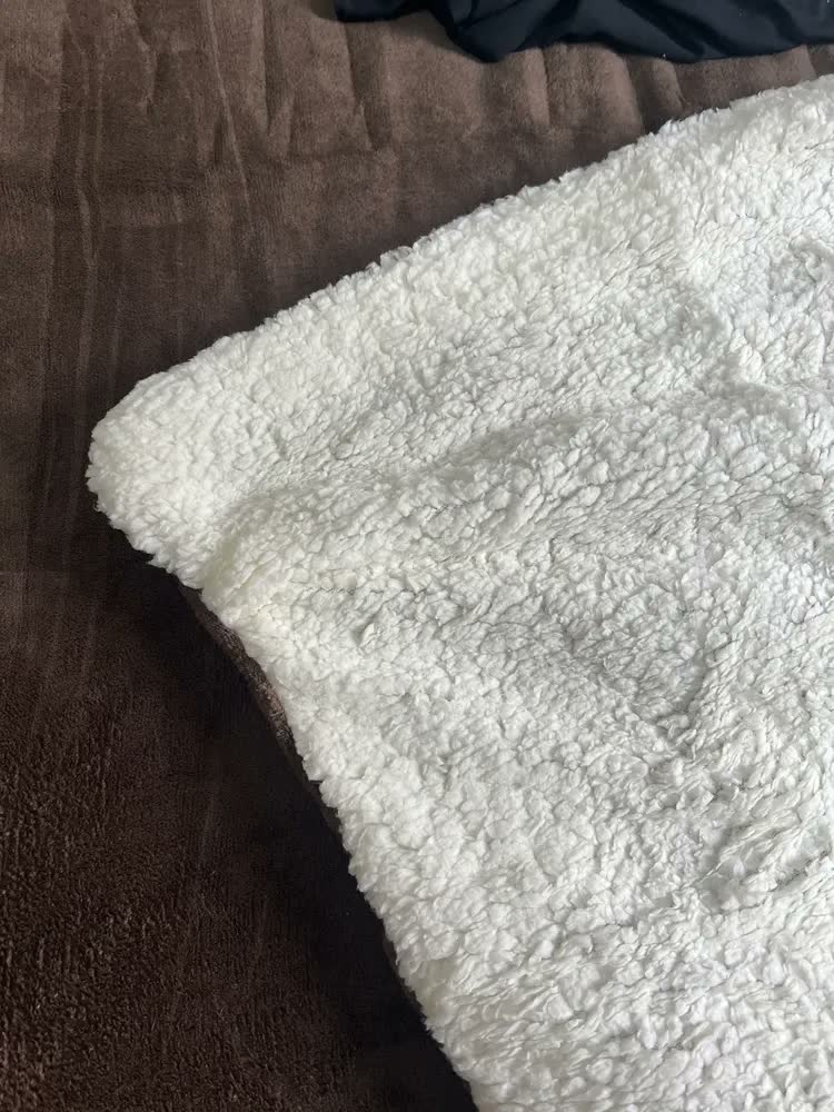 foto de Coberdrom Casal Queen Size Sherpa Lã Carneiro Dupla Face Toque Aveludado Super Quente Macio Luxo Premium Cor Azul Marinho