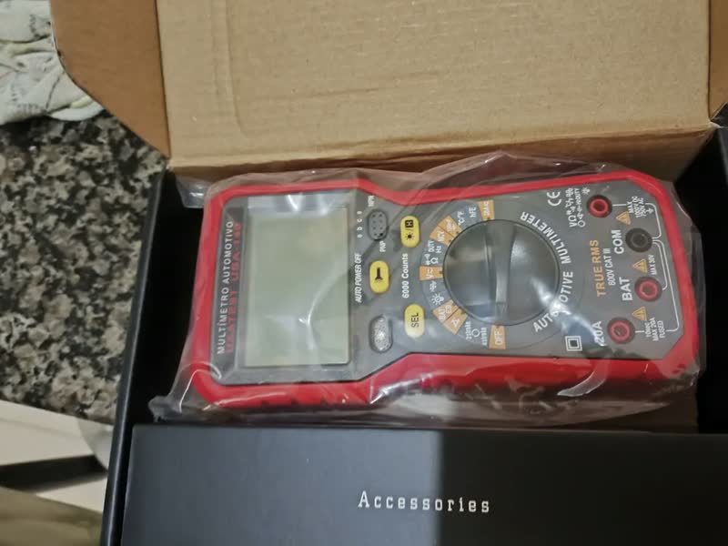 foto de Multímetro Automotiv Dig Rpm Temperatura Frequência Usatest