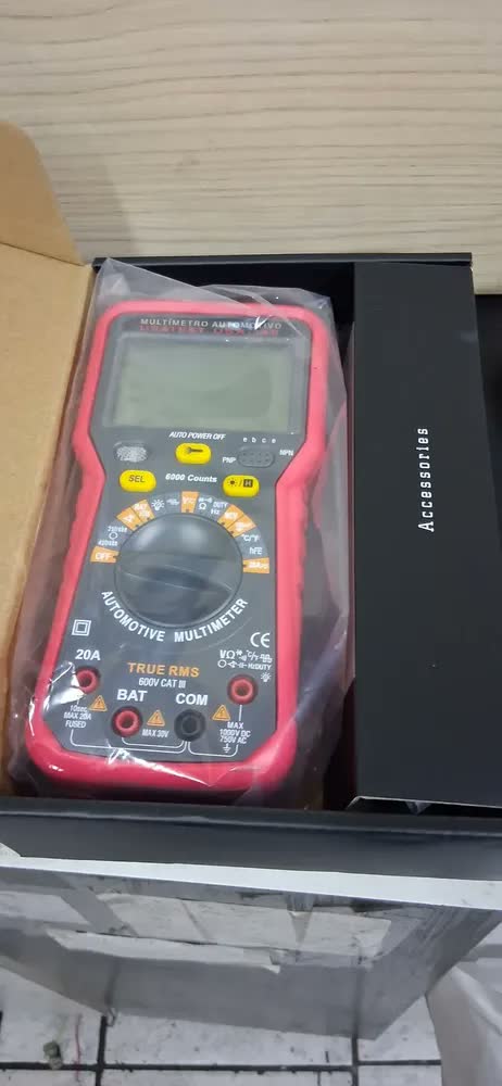 foto de Multímetro Automotiv Dig Rpm Temperatura Frequência Usatest