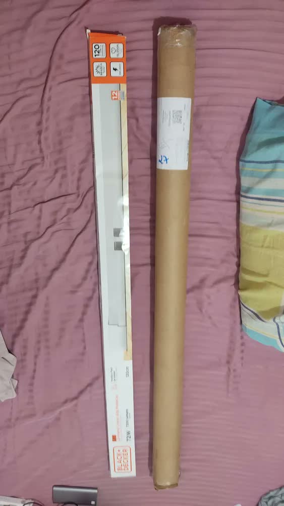 foto de Luminaria Linear 72w 120cm Luz Branca 6500k Alta Potencia