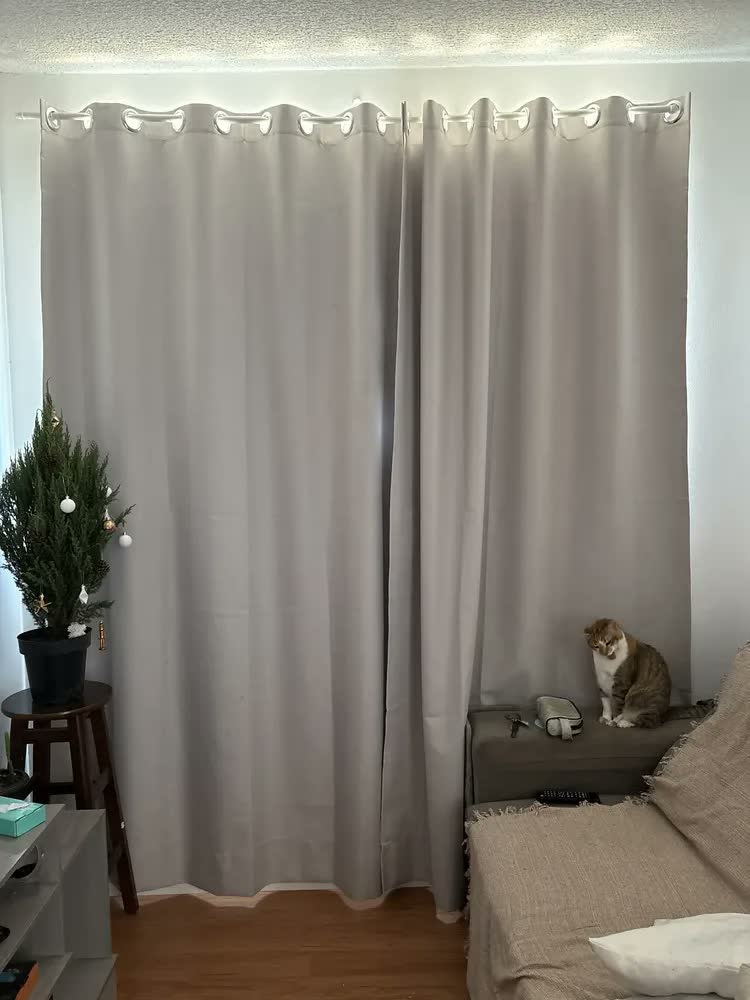foto de Cortina Blackout Linhão Linho Vedação 100% 3,00x2,40