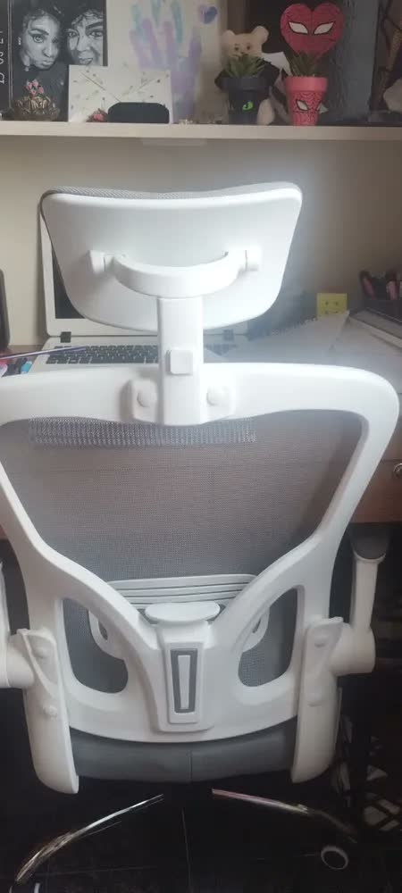 foto de Cadeira De Escritório Ergonômica Giratória Boston G100 Com Estofado Mesh Luvinco Com Ajuste Lombar