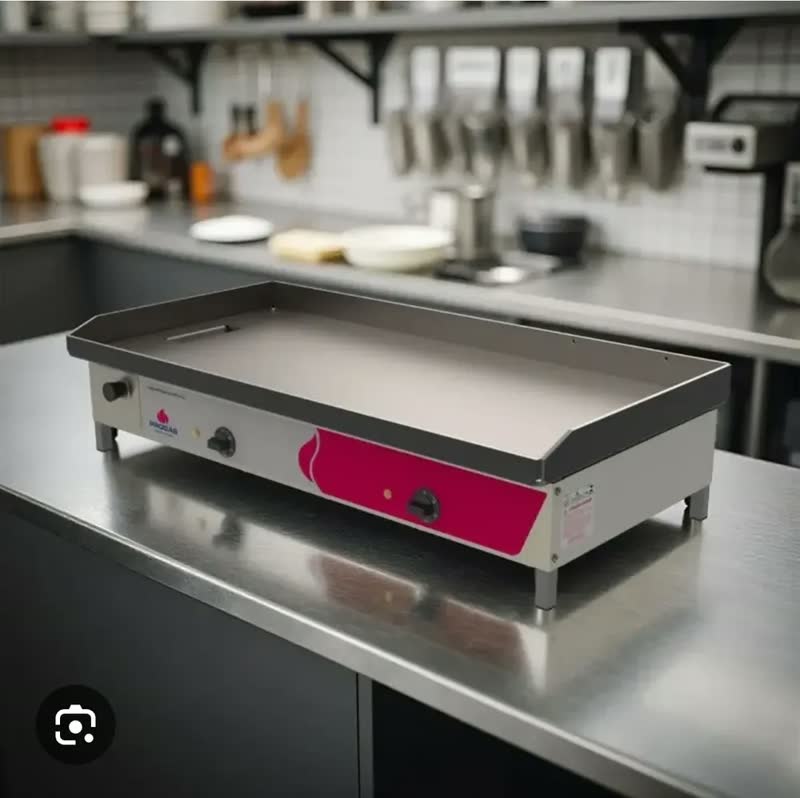 foto de Sanduicheira Elétrica Pratic Metal Inox 70x30cm Profissional