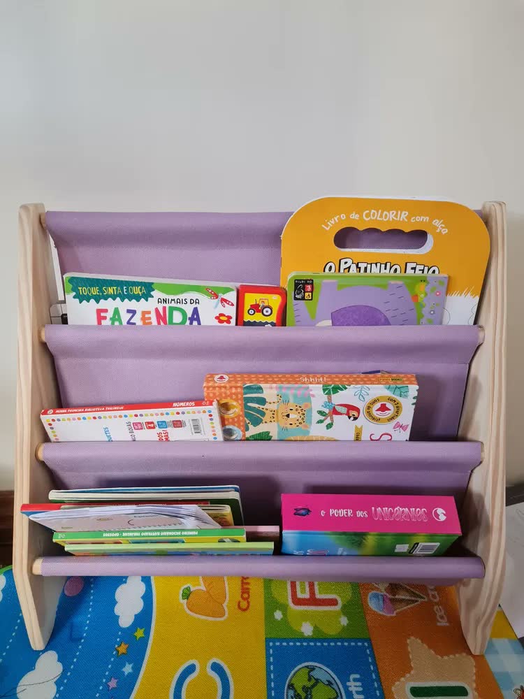 foto de Emi Móveis Livreiro Estante 3 Prateleiras Infantil Rack