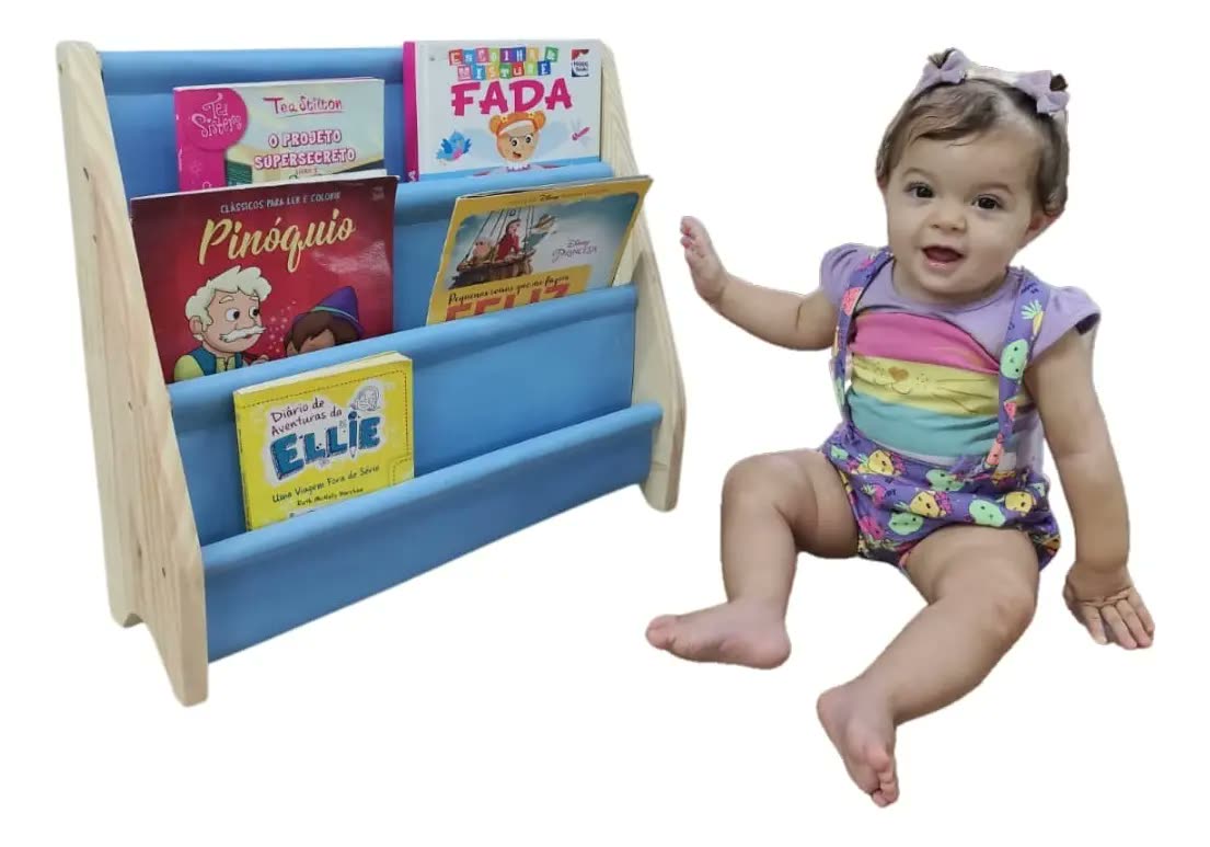 Emi Móveis Livreiro Estante 3 Prateleiras Infantil Rack