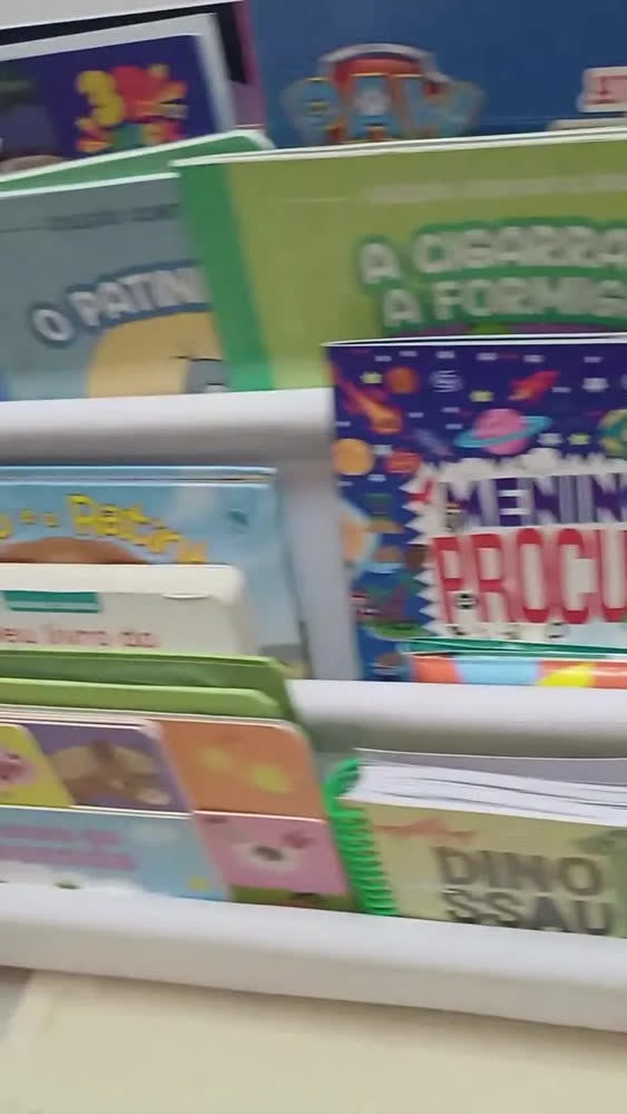 foto de Estante De Livro Infantil Montessori Mini Rack Organizador