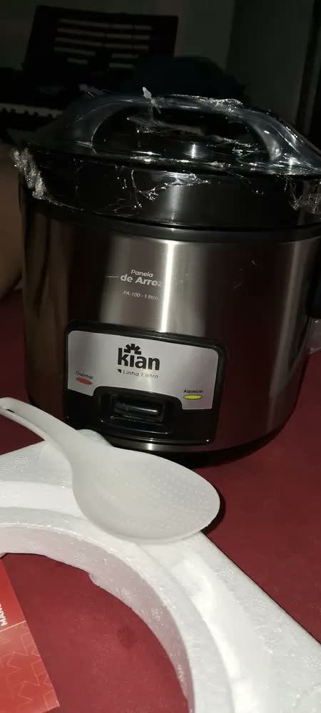 foto de Panela Elétrica De Arroz 5 Xícaras Inox Pa-100 - Kian