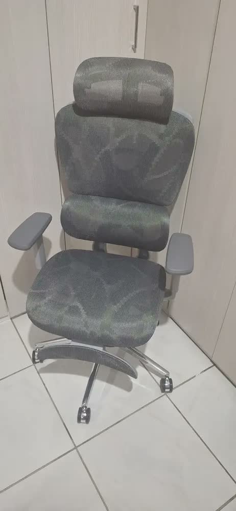 foto de Cadeira De Escritorio Presidente Ergonômica nr17 Levitus Marqs Home Suporte Lombar 3D Apoio Para Pés Retrátil Encosto Braço Ajustável 200kg Resistente Malha Respirável Mesh Premium Preto