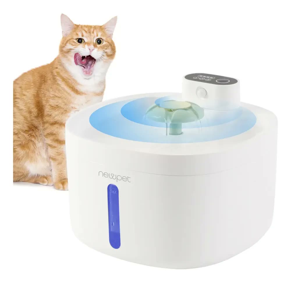 2.6l Sensor Sem Fio Bebedouro Fonte Para Gato Cão Newpet