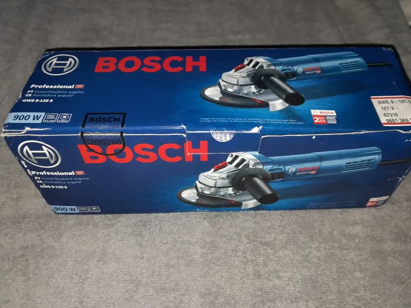 foto de Esmerilhadeira Gws 9-125 S Bosch 900w Controle Velocidade