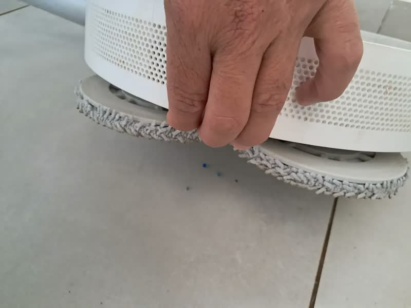 foto de 2 Pano Mop Para Robô Aspirador Xiaomi S10+ X10 Plus B101 Cor Cinza