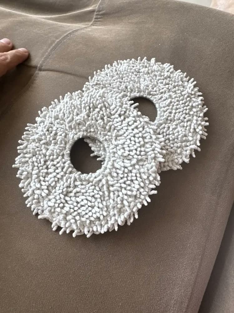 foto de 2 Pano Mop Para Robô Aspirador Xiaomi S10+ X10 Plus B101 Cor Cinza