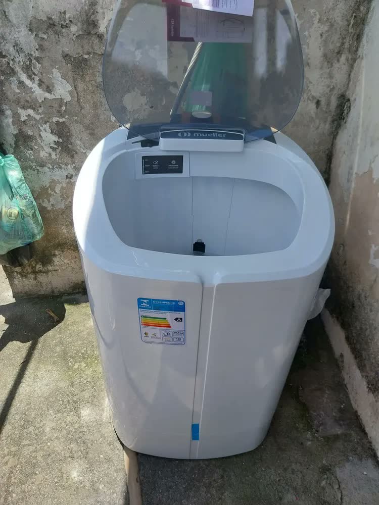 foto de Tanquinho De Lavar Roupa Mueller 20 Kg Semiautomático Mlt20b Preto